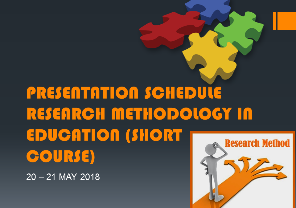 Short Course Presentation Schedule Sem 2 2018/2018