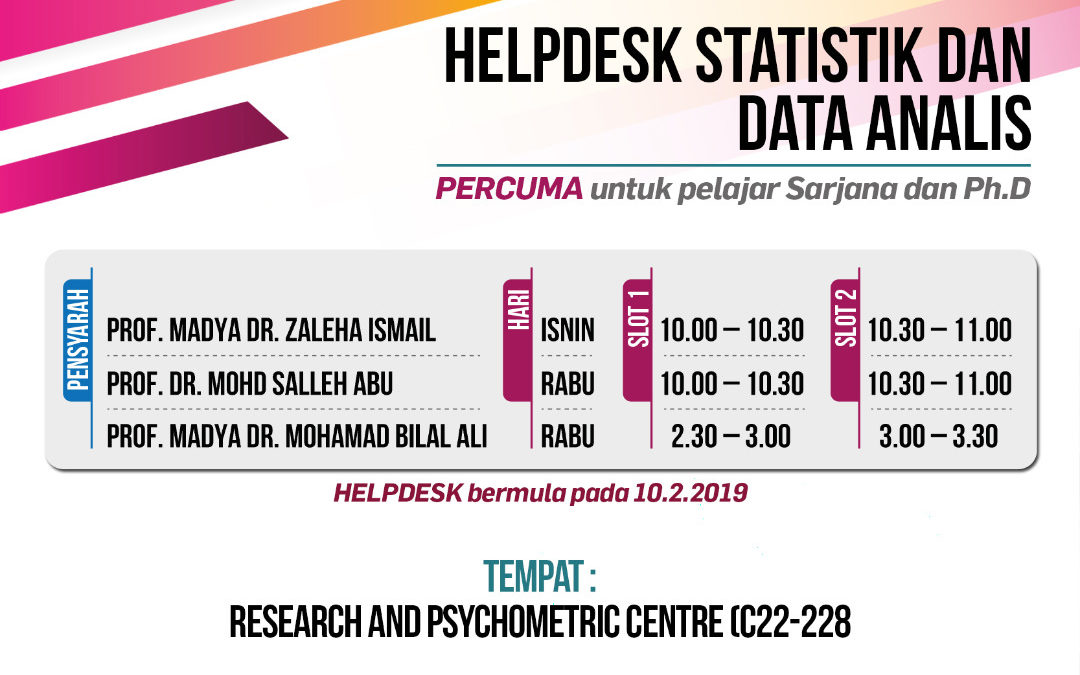 Helpdesk Statistik Dan Data Analisis
