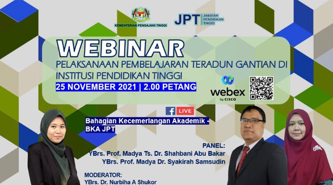 WEBINAR PELAKSANAAN PEMBELAJARAN TERADUN GANTIAN (PTG)