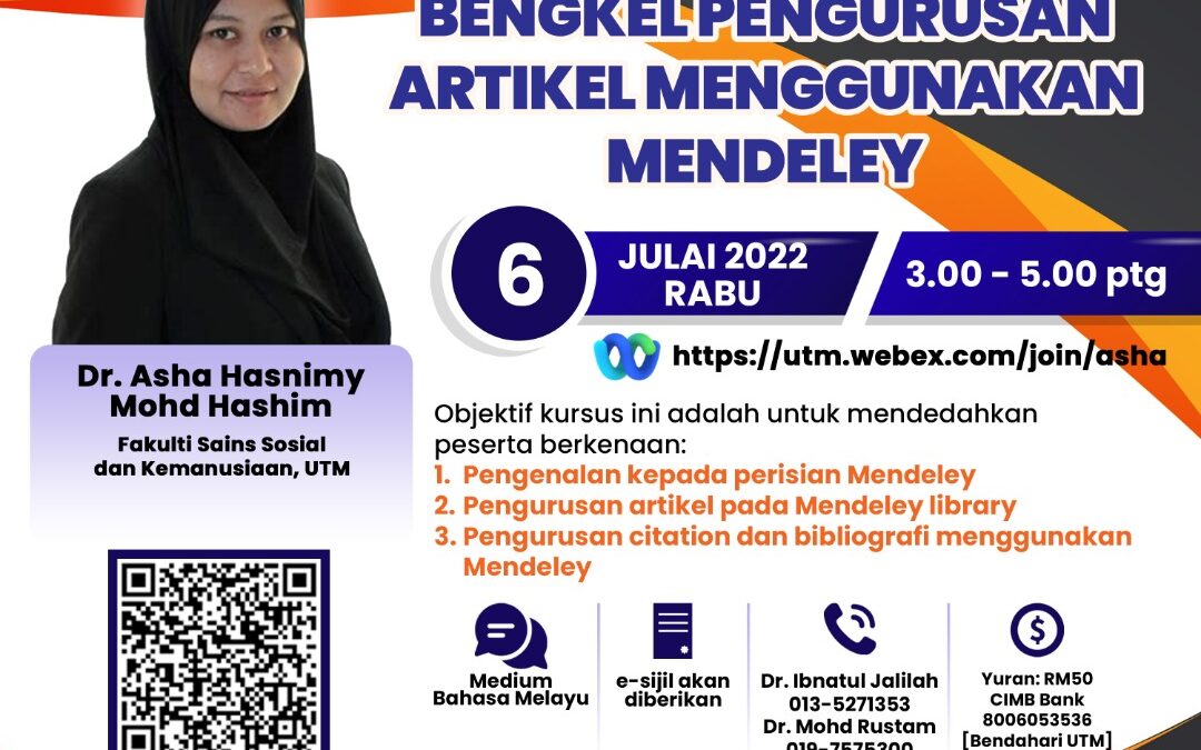 Bengkel Pengurusan Artikel Menggunakan Mendeley